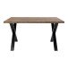 Esstisch >Toulon< in Natur, Eiche-Massiv - 95x75x140cm (BxHxT)