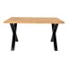 Esstisch >Toulon< in Natur, Eiche-Massiv - 95x75x140cm (BxHxT)
