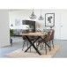 Esstisch >Toulon< in Natur, Eiche-Massiv - 95x75x140cm (BxHxT)