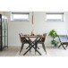 Esstisch >Toulon< in Natur, Eiche-Massiv - 95x75x140cm (BxHxT)