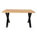 Esstisch >Toulon< in Natur, Eiche-Massiv - 95x75x140cm (BxHxT)