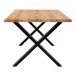 Esstisch >Toulon< in Natur, Eiche-Massiv - 95x75x140cm (BxHxT)