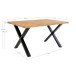 Esstisch >Toulon< in Natur, Eiche-Massiv - 95x75x140cm (BxHxT)