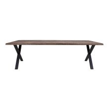 Esstisch >Toulon< in Natur, Eiche-Massiv - 100x75x300cm (BxHxT)