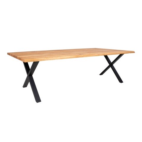 Esstisch >Toulon< in Natur, Eiche-Massiv - 100x75x300cm (BxHxT)