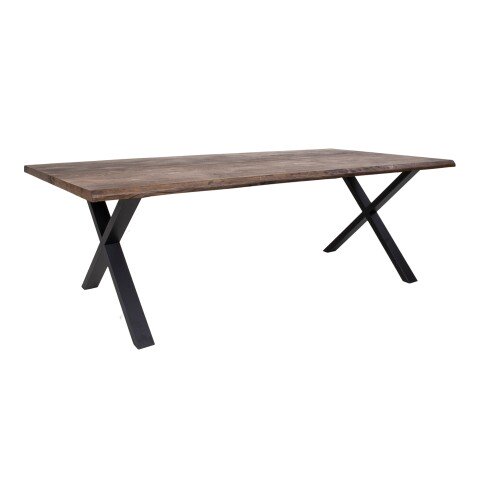 Esstisch >Toulon< in Natur, Eiche-Massiv - 95x75x240cm (BxHxT)