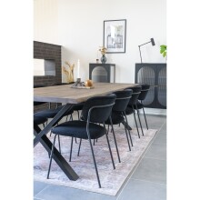 Esstisch >Toulon< in Natur, Eiche-Massiv - 95x75x240cm (BxHxT)
