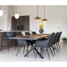 Ansteckplatte >Toulon/Montpellier/Bordeaux< in Schwarz - 95x4x50 (BxHxT)