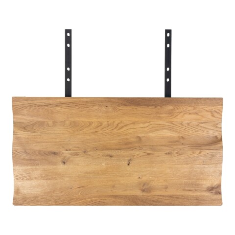 Ansteckplatte >Toulon< in Natur, Eiche-Massiv - 100x4x50cm (BxHxT)