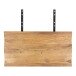Ansteckplatte >Toulon< in Natur, Eiche-Massiv - 100x4x50cm (BxHxT)