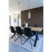 Esstisch >Bordeaux< in Natur, Eiche-Massiv - 95x75x200cm (BxHxT)