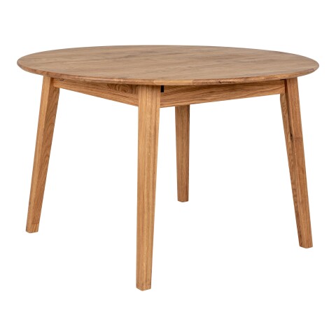 Esstisch >Metz< in Natur, Eiche-Massiv - 118x75,5x158cm (BxHxT)