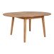 Esstisch >Metz< in Natur, Eiche-Massiv - 118x75,5x158cm (BxHxT)