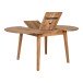 Esstisch >Metz< in Natur, Eiche-Massiv - 118x75,5x158cm (BxHxT)