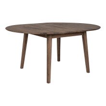Esstisch >Metz< in Natur, Eiche-Massiv - 118x75,5x158cm (BxHxT)