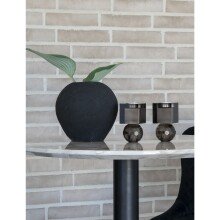 Bartisch >Bolzano< in Weiss, Eiche-Massiv - 70x105x70cm (BxHxT)
