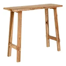 Konsolentisch >Girona< in Natur, Teak - 30x80x90cm...