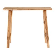 Konsolentisch >Girona< in Natur, Teak - 30x80x90cm (BxHxT)