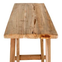 Konsolentisch >Girona< in Natur, Teak - 30x80x90cm (BxHxT)