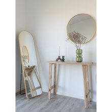 Konsolentisch >Girona< in Natur, Teak - 30x80x90cm (BxHxT)