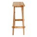 Konsolentisch >Girona< in Natur, Teak - 30x80x90cm (BxHxT)