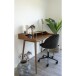 Schreibtisch >Hellerup< in Braun, Nussbaum - 120x88x60cm (BxHxT)