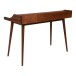 Schreibtisch >Hellerup< in Braun, Nussbaum - 120x88x60cm (BxHxT)