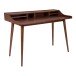 Schreibtisch >Hellerup< in Braun, Nussbaum - 120x88x60cm (BxHxT)