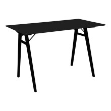 Schreibtisch >Vojens< in Schwarz, MDF - 120x75x60cm...
