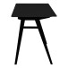 Schreibtisch >Vojens< in Schwarz, MDF - 120x75x60cm (BxHxT)