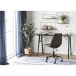 Schreibtisch >Vojens< in Schwarz, MDF - 120x75x60cm (BxHxT)