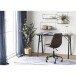Schreibtisch >Vojens< in Schwarz, MDF - 120x75x60cm (BxHxT)