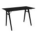 Schreibtisch >Vojens< in Schwarz, MDF - 120x75x60cm (BxHxT)