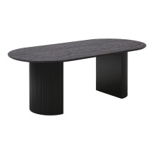 Esstisch >Boavista< in Mørkebrun, Wengeoptik...