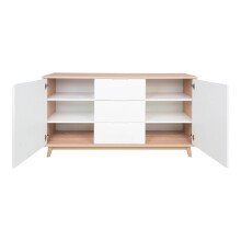 Sideboard >Copenhagen< in Weiss, MDF - 150x86x45cm (BxHxT)