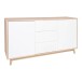 Sideboard >Copenhagen< in Weiss, MDF - 150x86x45cm (BxHxT)