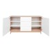Sideboard >Copenhagen< in Weiss, MDF - 150x86x45cm (BxHxT)