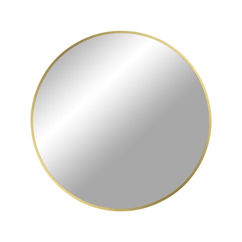 Spiegel >Madrid< in Messing, Alu, Glas - 60x60x3cm (BxHxT)