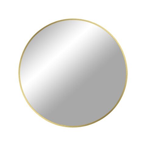 Spiegel >Madrid< in Messing, Alu, Glas - 60x60x3cm (BxHxT)