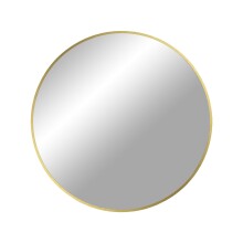 Spiegel >Madrid< in Messing, Alu, Glas - 60x60x3cm...