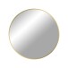 Spiegel >Madrid< in Messing, Alu, Glas - 60x60x3cm (BxHxT)