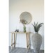 Spiegel >Madrid< in Messing, Alu, Glas - 60x60x3cm (BxHxT)
