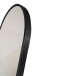Spiegel >Madrid< in Schwarz, Alu, Glas - 40x150x3cm (BxHxT)