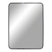 Spiegel >Madrid< in Schwarz, Alu, Glas - 50x70x3cm (BxHxT)