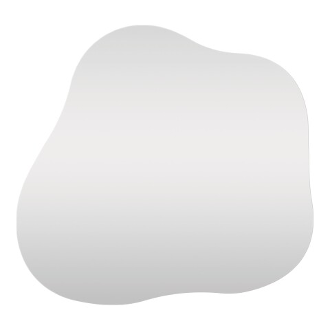 Spiegel >Palermo< in Glas, Alu, Glas - 50x55x0,5cm (BxHxT)