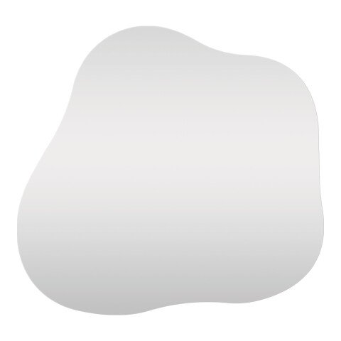 Spiegel >Palermo< in Glas, Alu, Glas - 50x55x0,5cm (BxHxT)