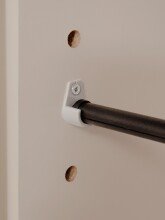 Schuhschrank >Satos< in samt - 100x110x34cm (BxHxT)