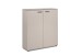 Schuhschrank >Satos< in samt - 100x110x34cm (BxHxT)