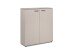 Schuhschrank >Satos< in samt - 100x110x34cm (BxHxT)