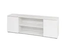 Lowboard >8875-11.11< in Weiß matt - 165x55x34 (BxHxT)